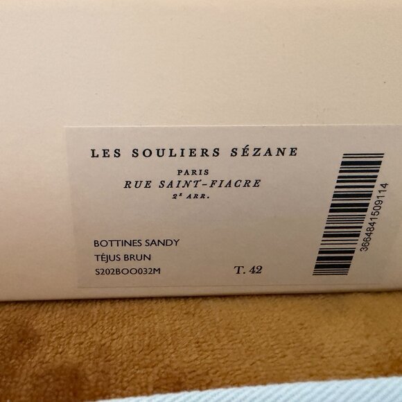 Sezane Sandy Boots  - Color: Téjus Brun Size: 42 - Picture 2 of 9